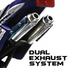 50cc Pocket DUAL EXHAUST SYSTEM