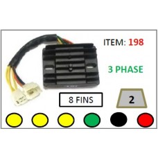 Motorcycle 6 Wire 3 Phase Regulator Rectifier